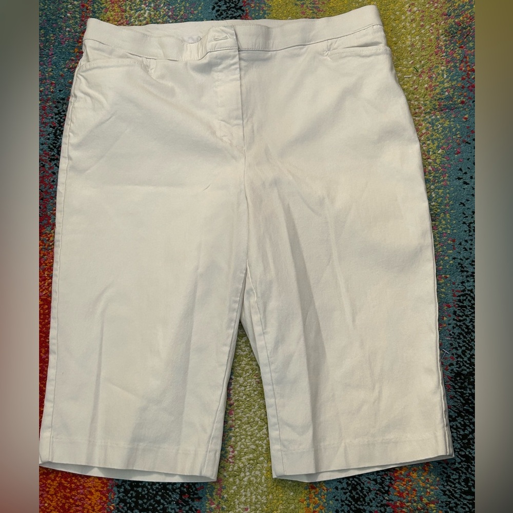 Coconuts by Matisse White Bermuda Shorts Sz 12